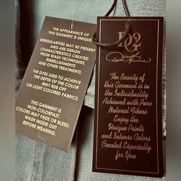 DG2 Stretch Knit Denim Shirtdress - Picture 9 of 11